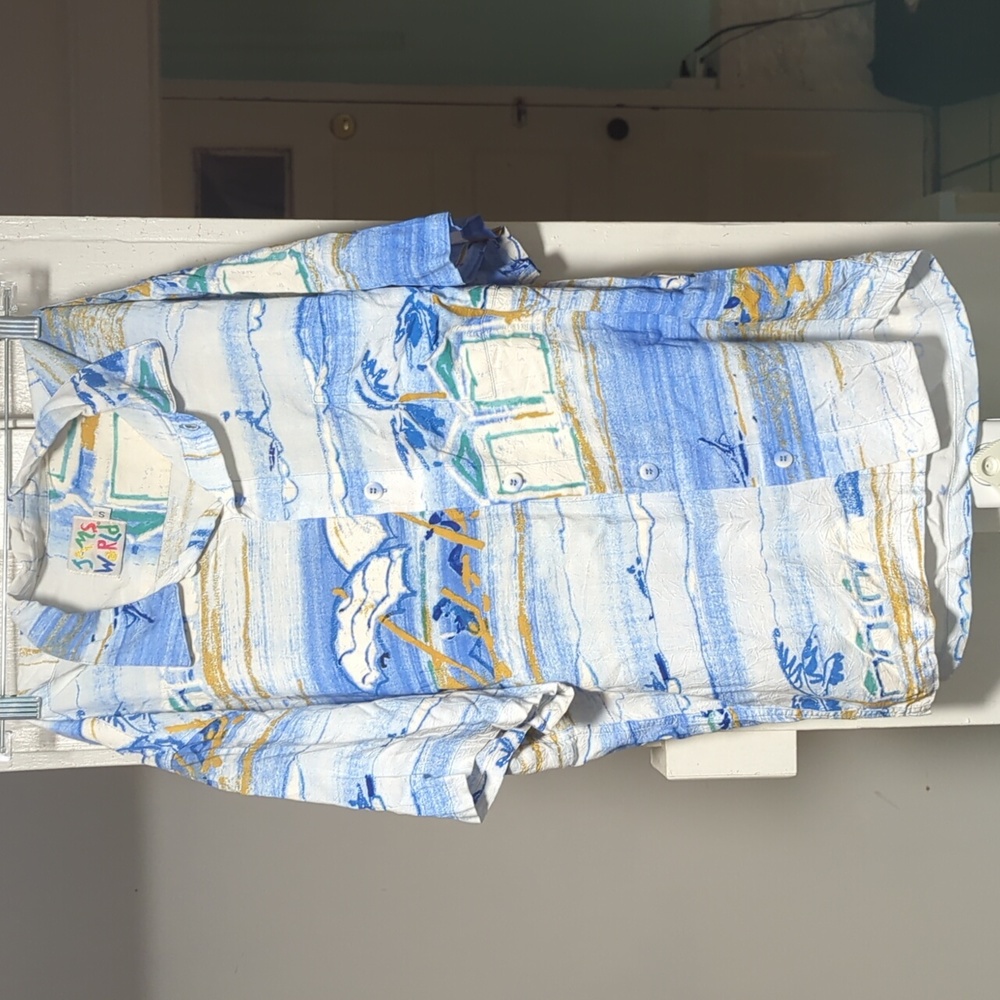 Jams world aloha shirt s/s size small